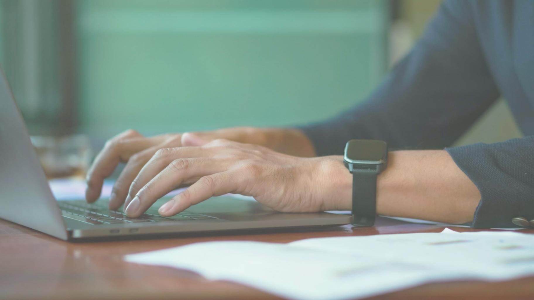 Mobile banking app showing spending categories and trends